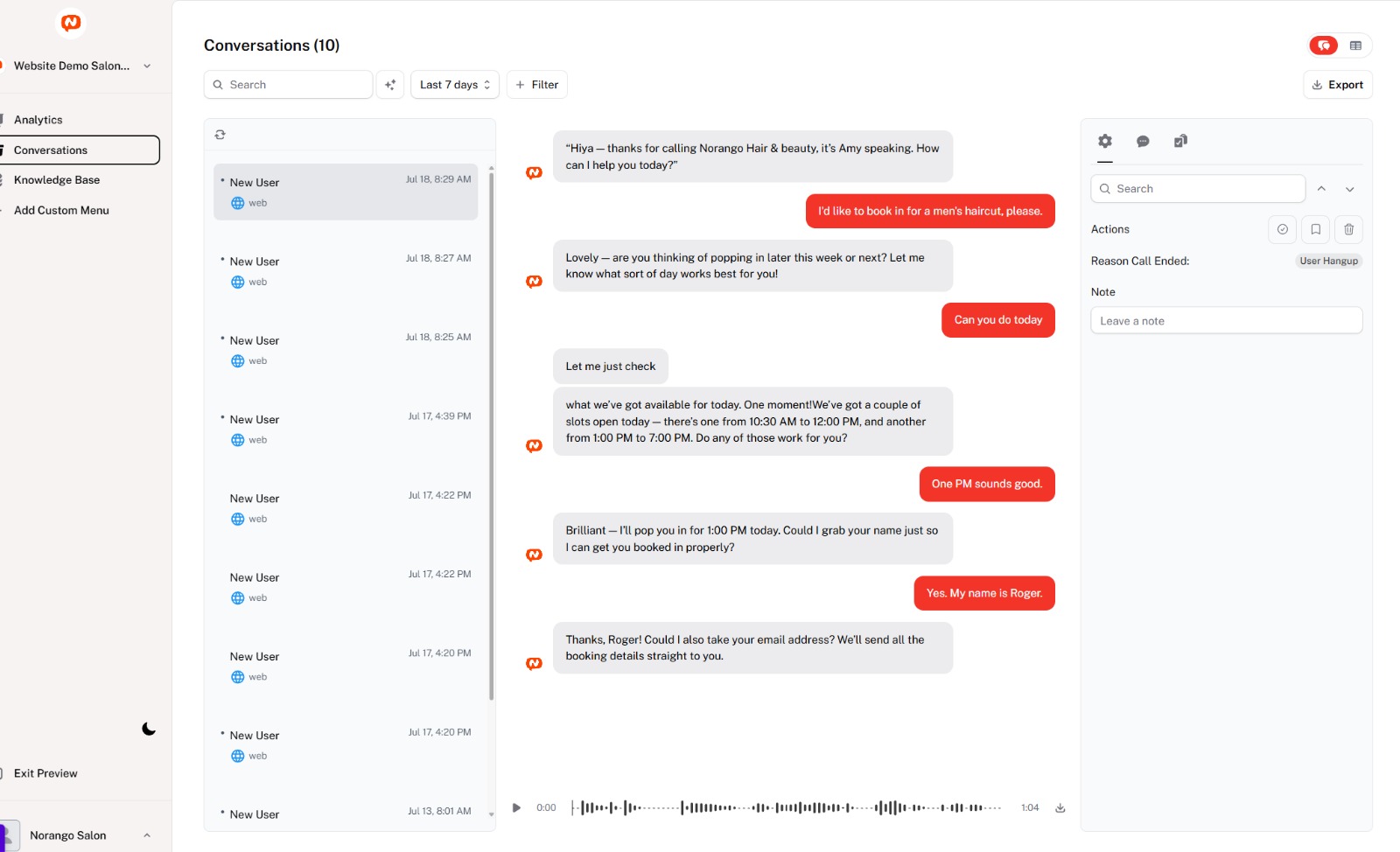 Live chat for insurers
