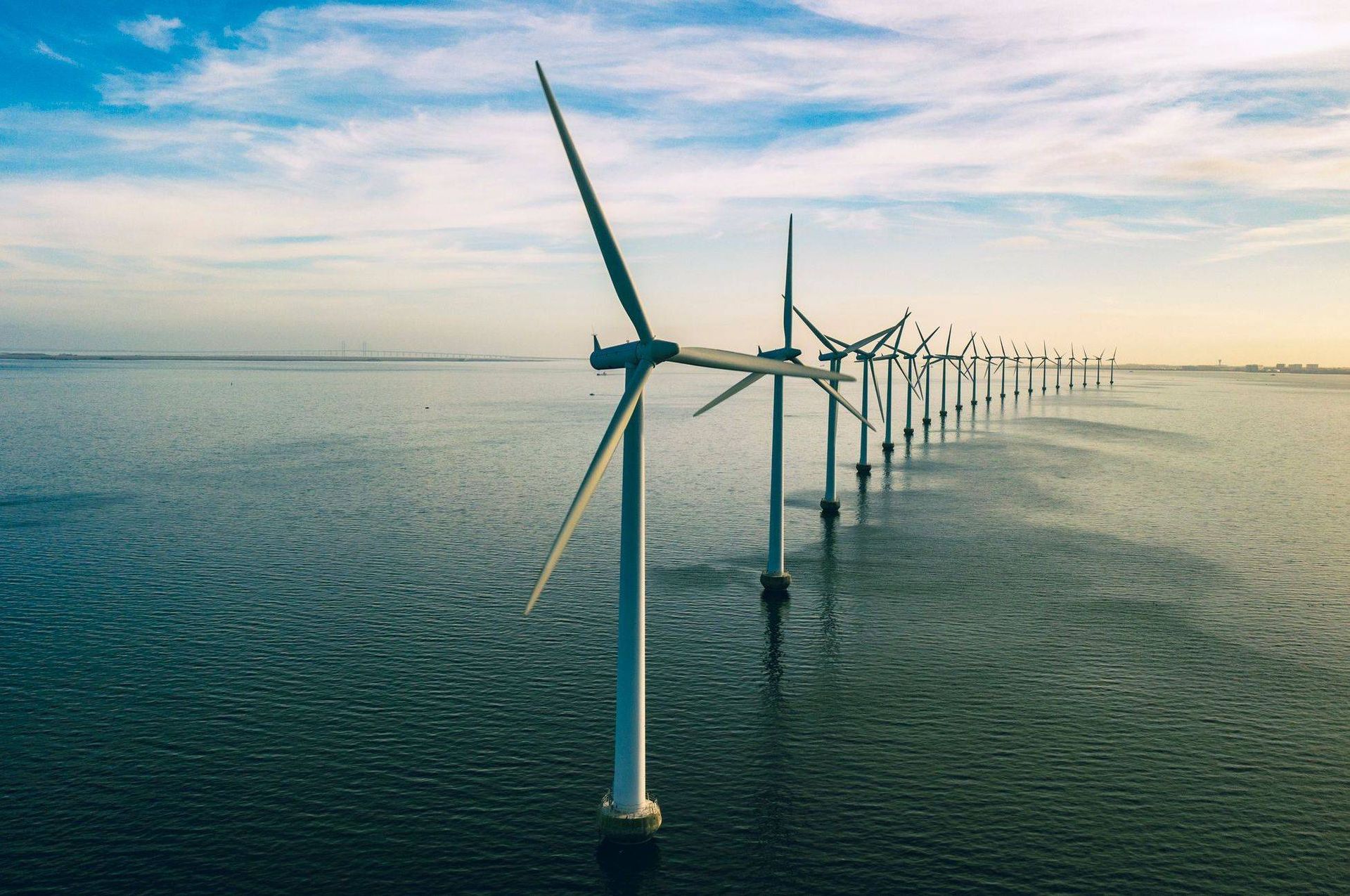 Off-shore windfarm