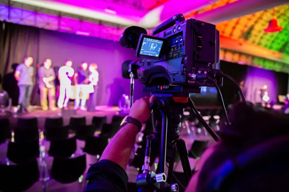 Filming a live event