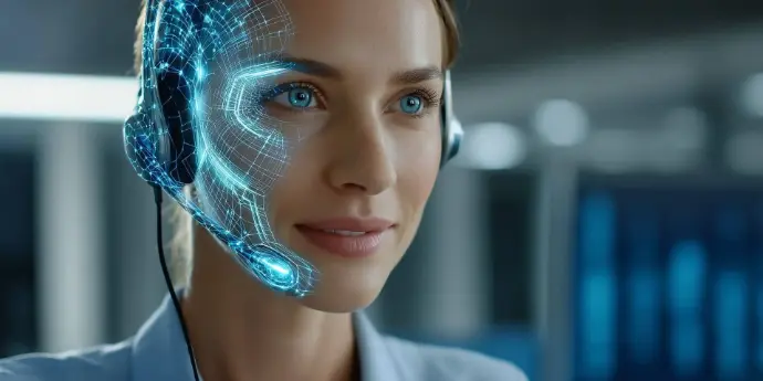 A human and ai blend