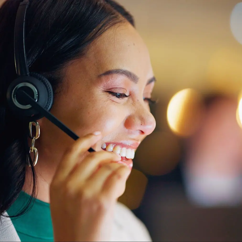 Live call centre agent